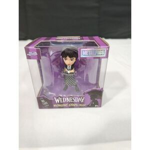 Jada Toys Metalfigs Wednesday Addams‎ Dress Die-Cast Metal Figure Netflix 2024